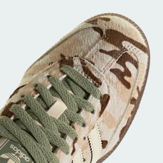 adidas Samba "White Camo" (Faux Pony Hair, SKU: KJ7500). Photo via adidas.