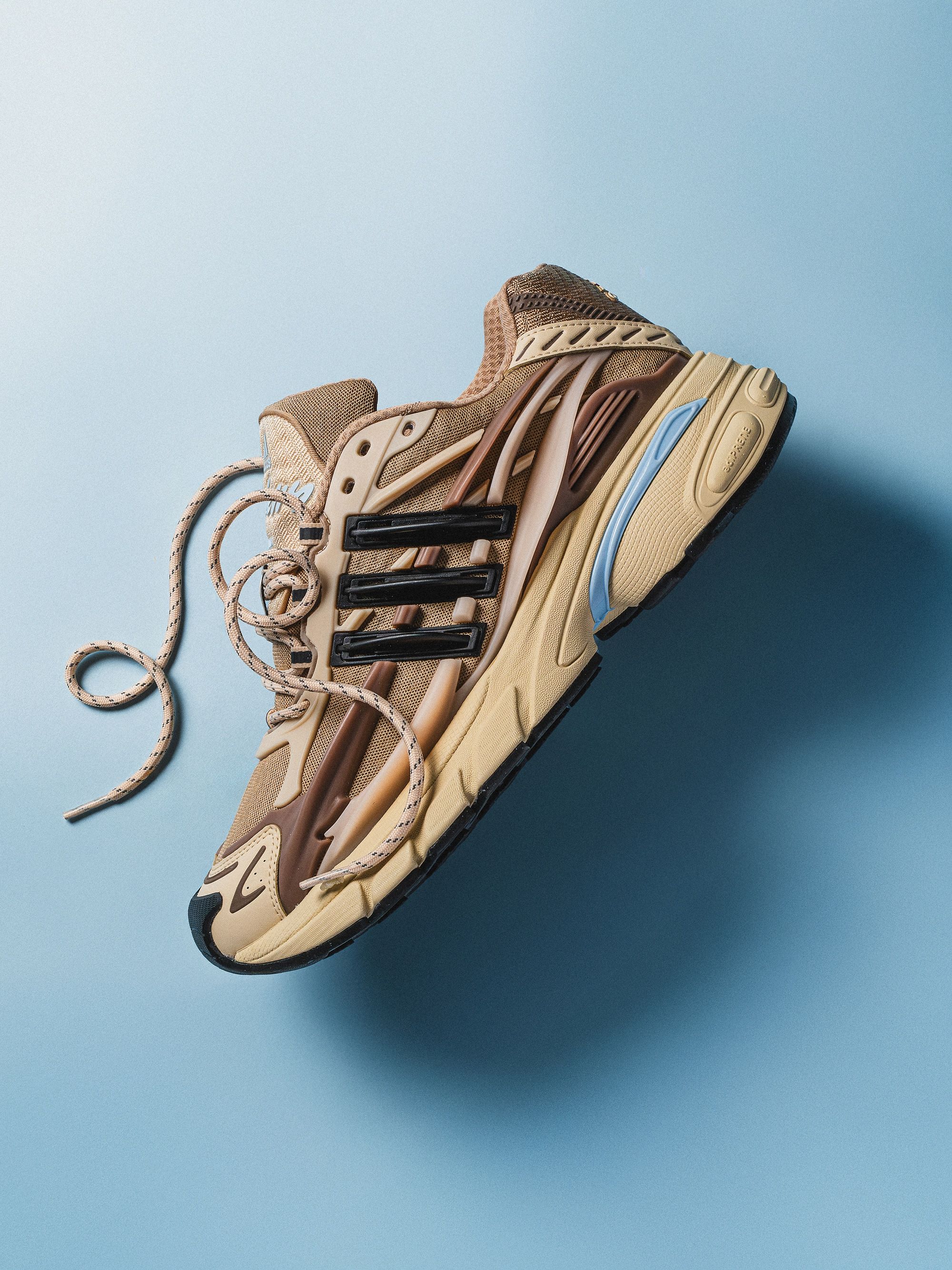 Pharrell x VIRGINIA Adistar Jellyfish "Crystal Sand" (SKU: KH6729). Photo via adidas.