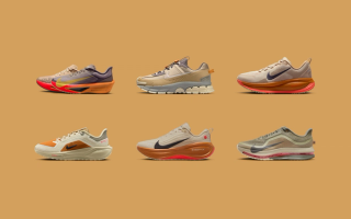 Six pairs from Nike Running's "Running Poets" International Collection.