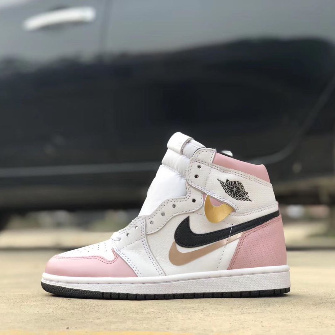 nike high top pink swoosh