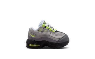 Toddler Nike Air Max 95 OG "Neon" sneaker.