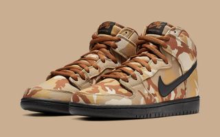 Available Now // Camo-Covered Nike SB Dunk Hi Pro
