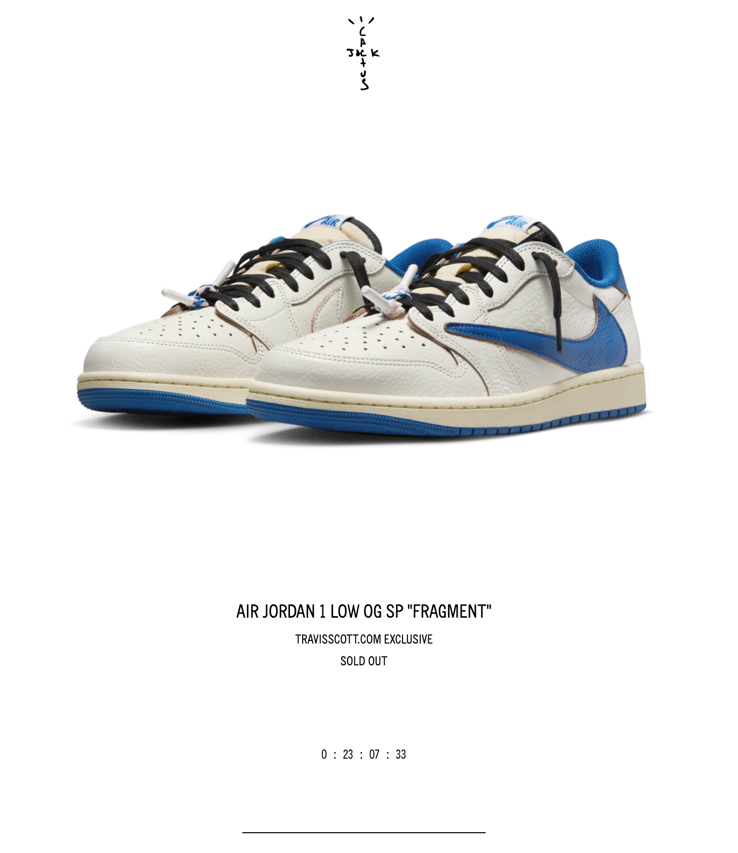How to Buy: Travis Scott x fragment design x Air Jordan 1 Low OG