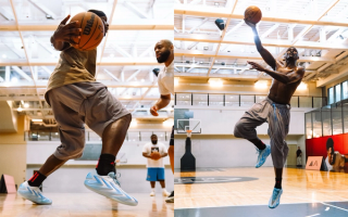 Anthony Edwards wears the adidas Anthony Edwards 3 in the Philippines.