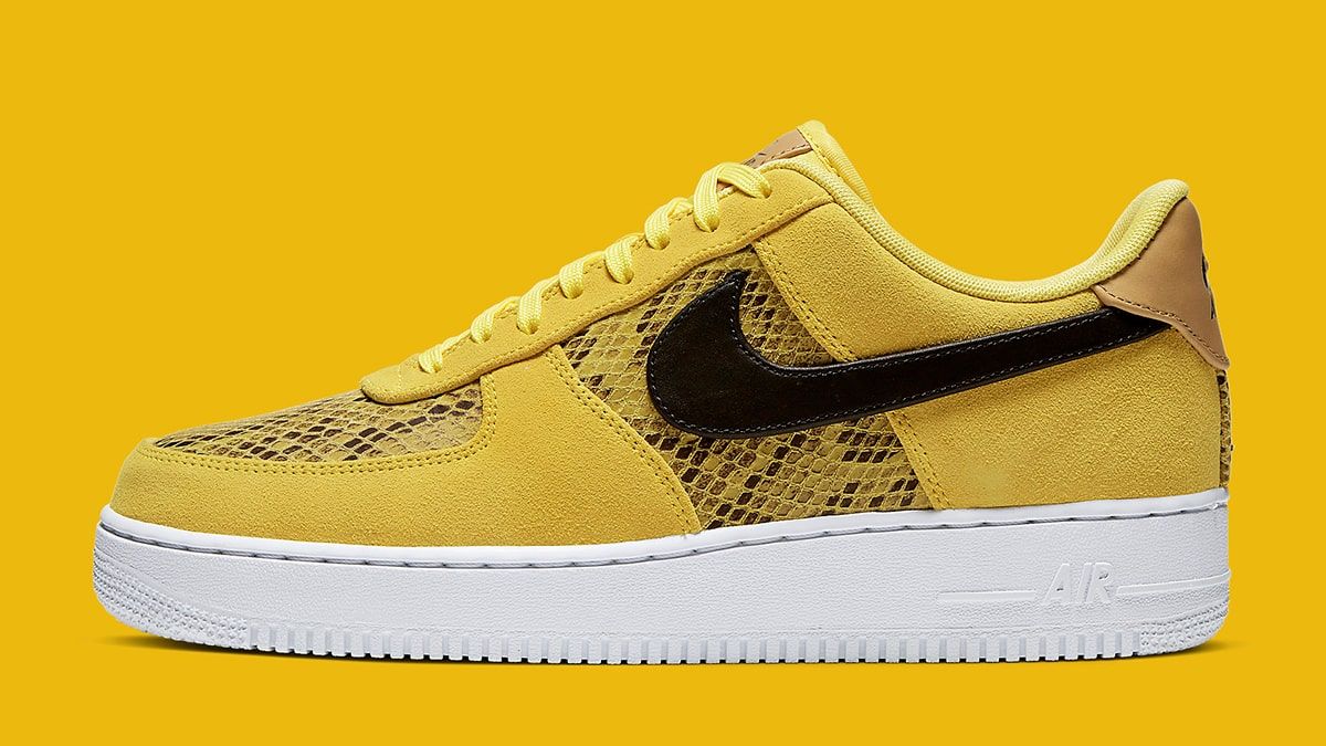 Available Now // Nike Air Force 1 Low “Yellow Snakeskin” | House 