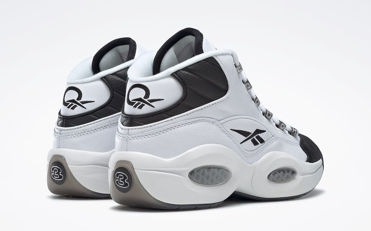 white black reebok question