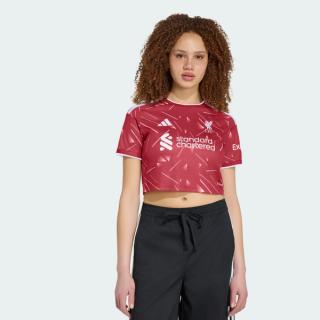 Liverpool 26/27 Home Cropped Jersey (SKU: KB8260). Photo via adidas.