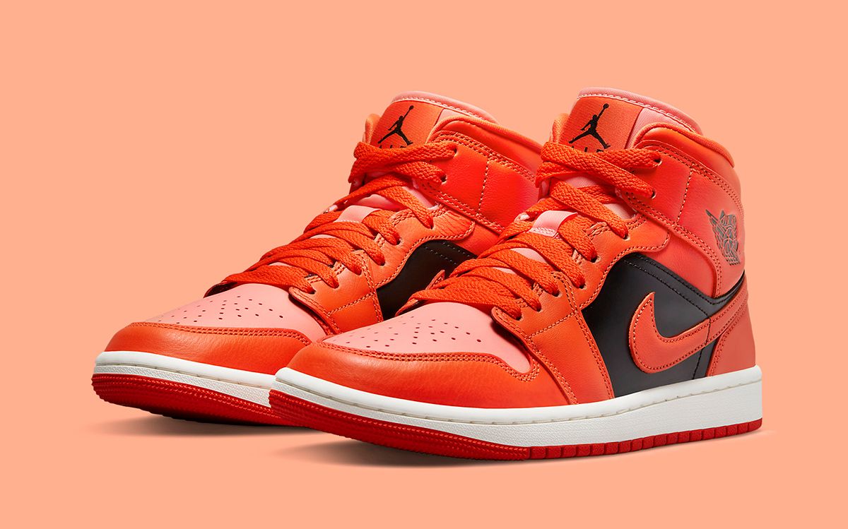 Women’s outlet air Jordan 1 mid “rush orange”