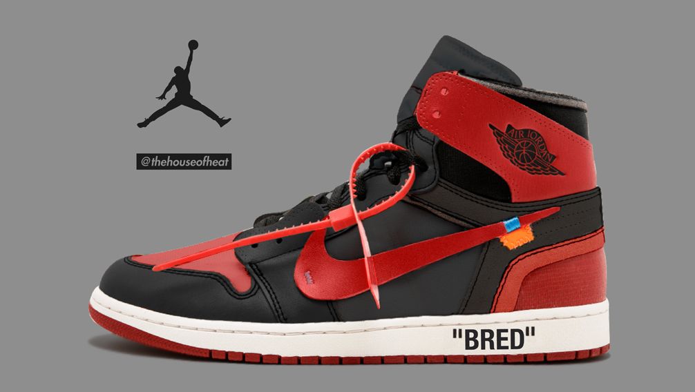 Off white air jordan 1 bred online