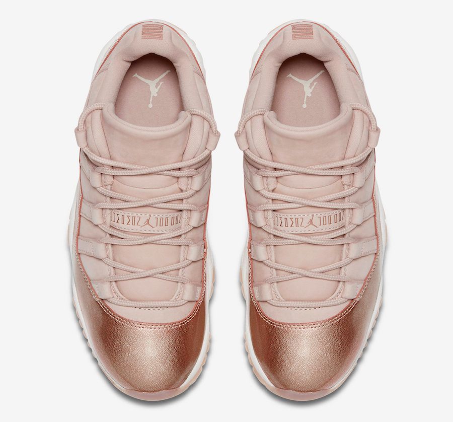 Jordan 11 womens rose gold hotsell