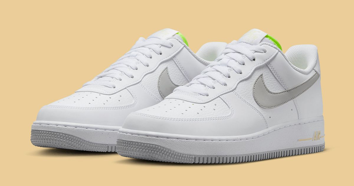 nike air force 1s neon