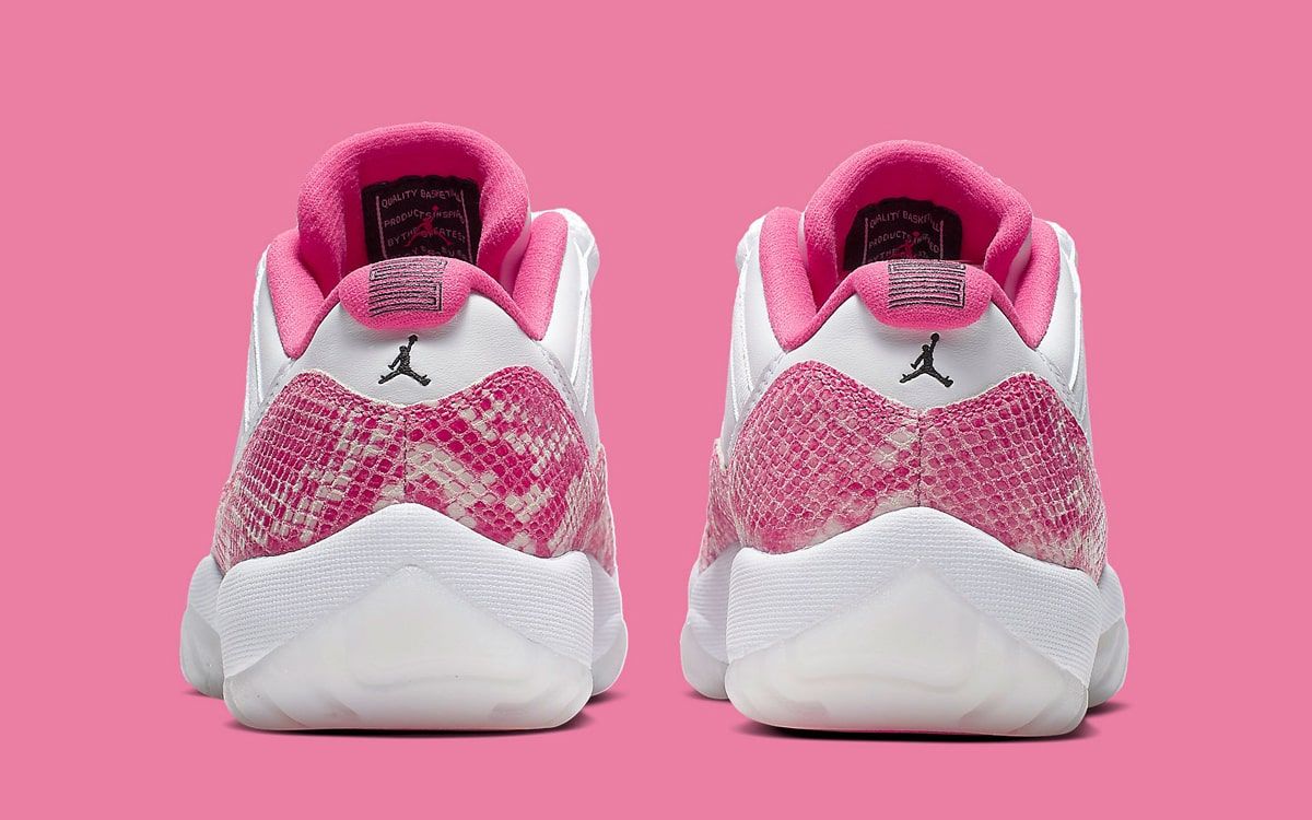 Jordan 11 pink snakeskin fashion release date