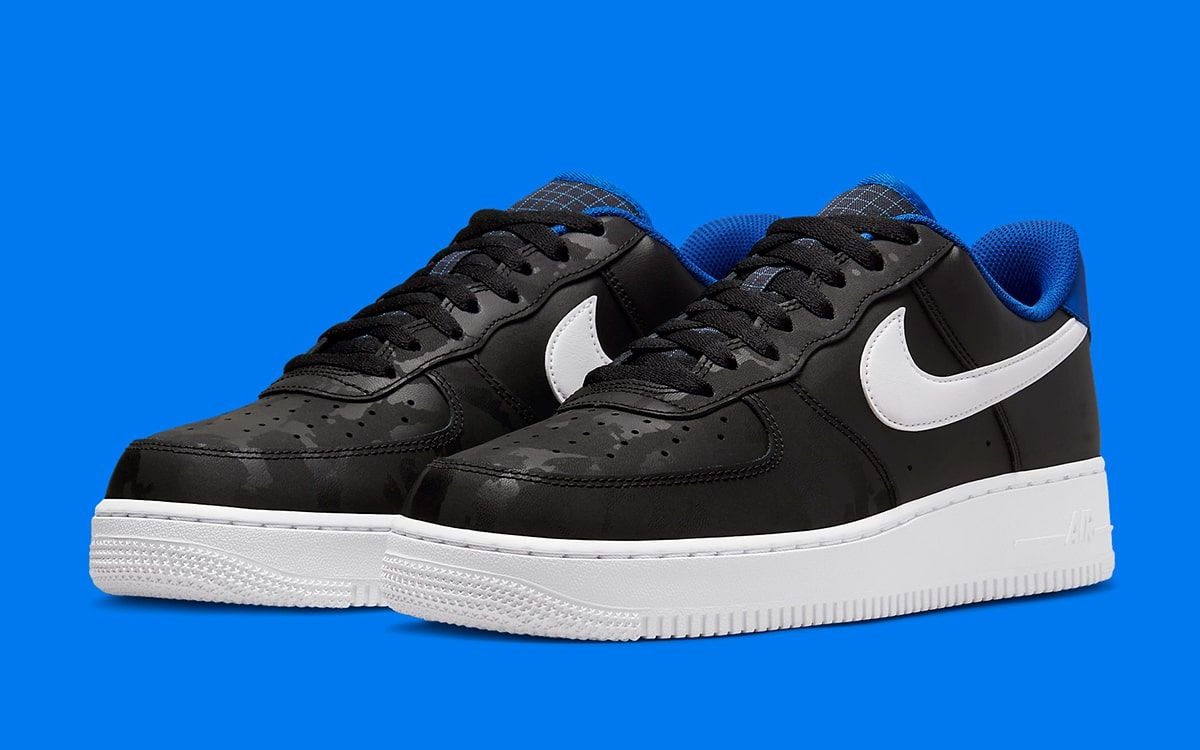 The Nike Air Force 1 Low “Shroud” Surfaces in Black and Royal