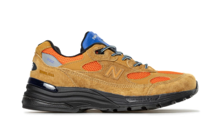 Action Bronson x New Balance 992 "Tiger Eye" collaboration.