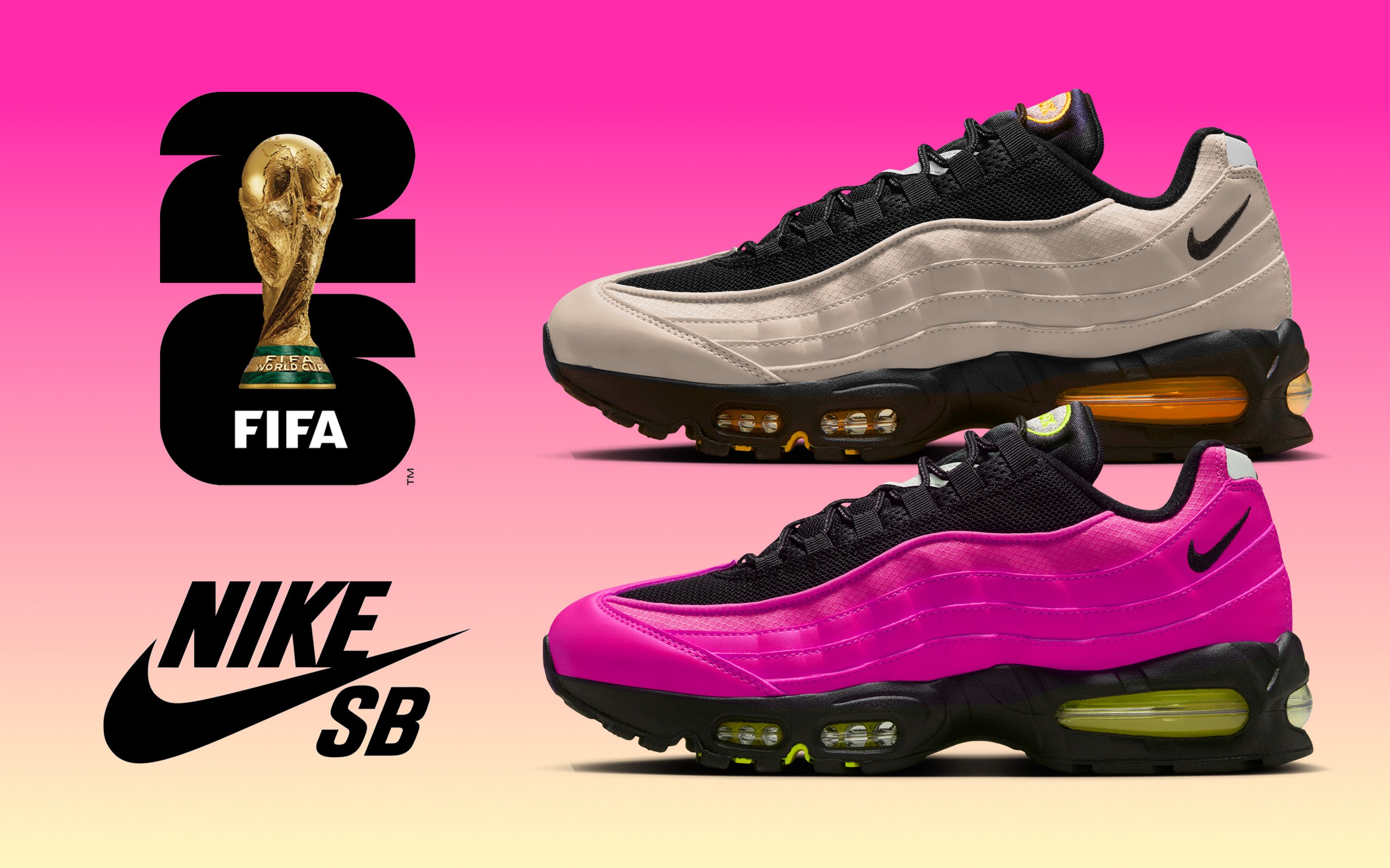 Nike SB x Nike Air Max 95 World Cup Pack Expected Fall 2026