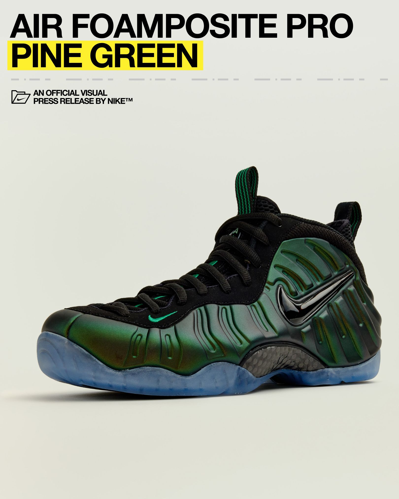 pine green foamposites