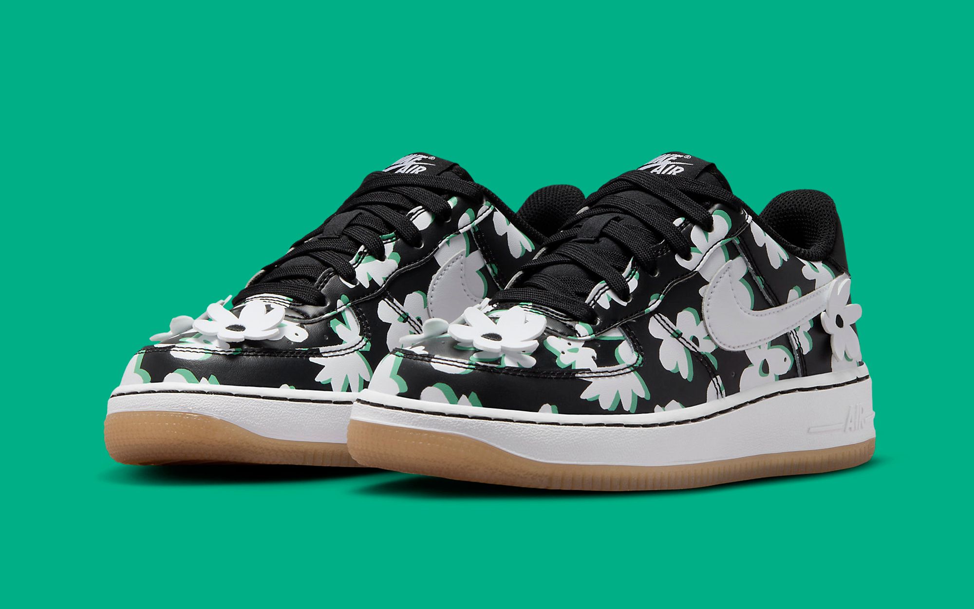 air force 1 floral rose