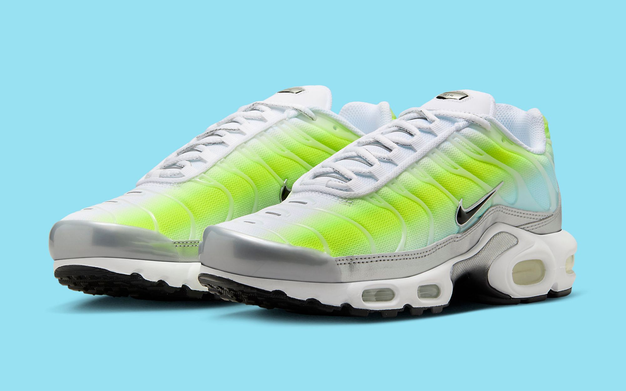 Nike air max plus neon green best sale