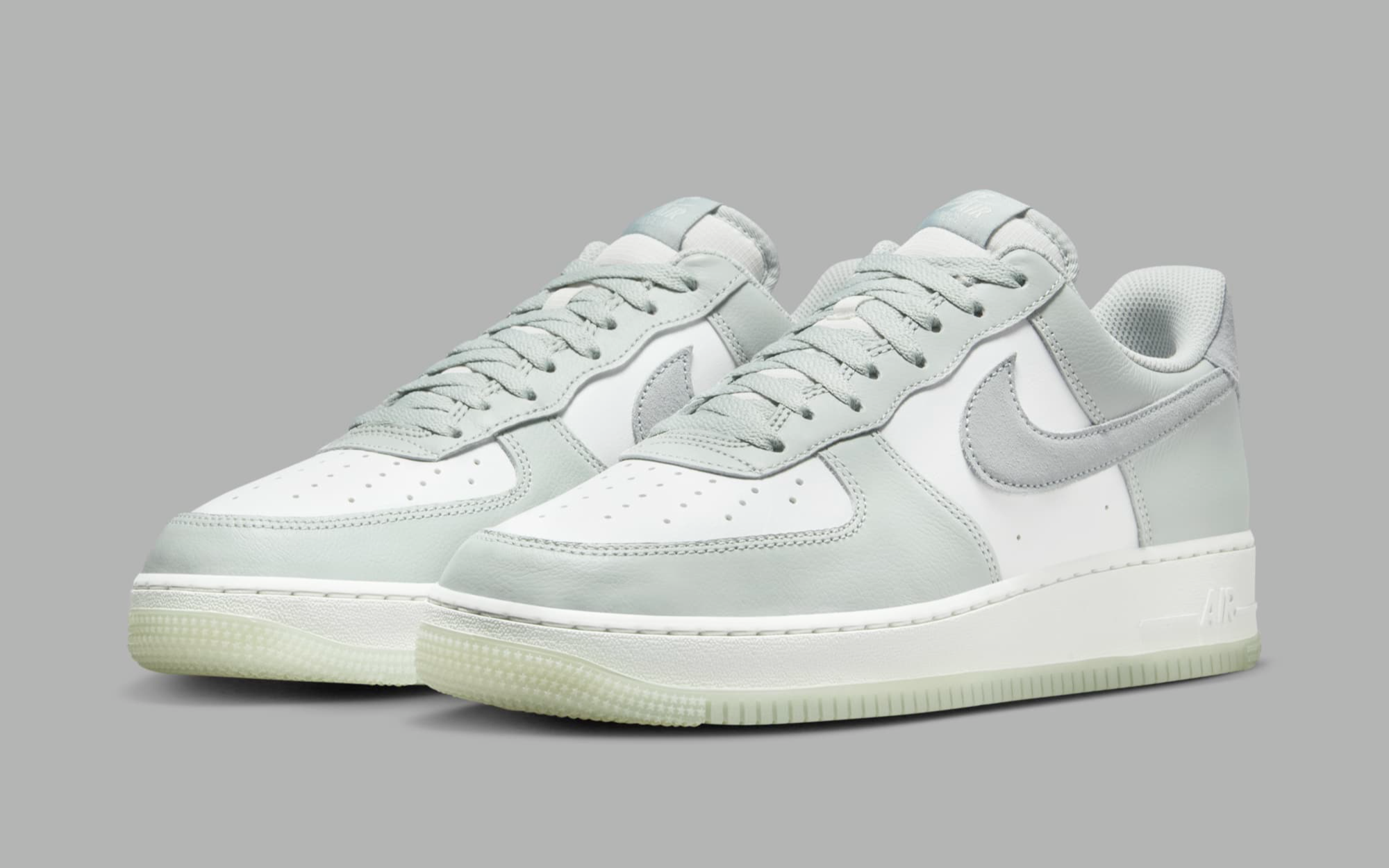 air forces with silver swoosh