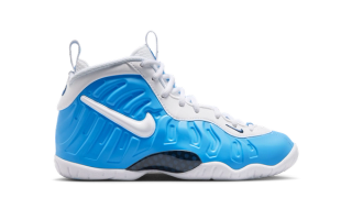 Grade School Nike Little Posite Pro “University Blue” retro.