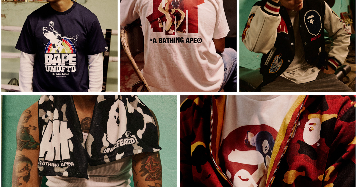 BAPE x UNDEFEATED Presents Wrestling-Inspired Fall/Winter 2026 Capsule ...