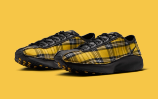 Nike Air Superfly "Black/Yellow Ochre" (Plaid, Clueless, SKU: IR5594-900). Photo via Nike.