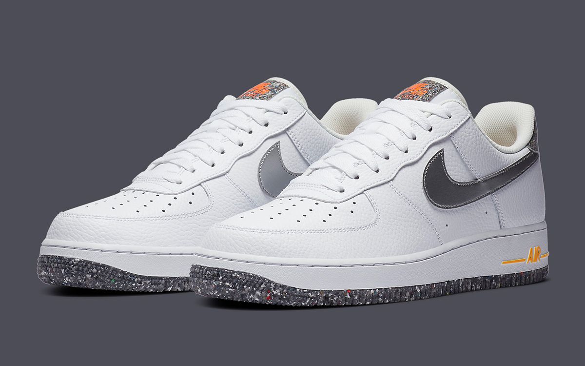 Nike Deploys Recycled Rubber on the Nike Air Force 1 Crater