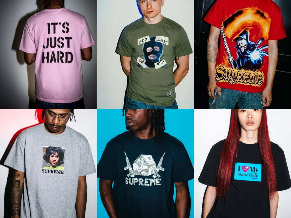 Supreme Spring 2026 tee collection graphic