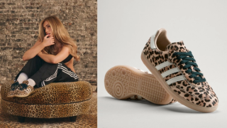 Tate McRae debuts the adidas Samba "Cheetah Print"