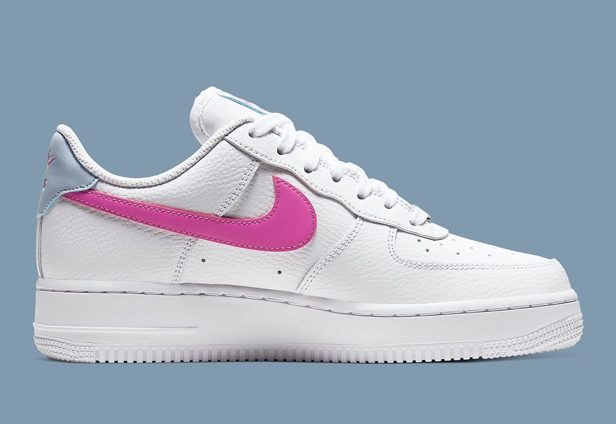 air force 1 07 white fire pink hydrogen blue f