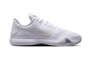 Nike Kobe 10 Protro Elite Low "Halo" basketball sneaker.