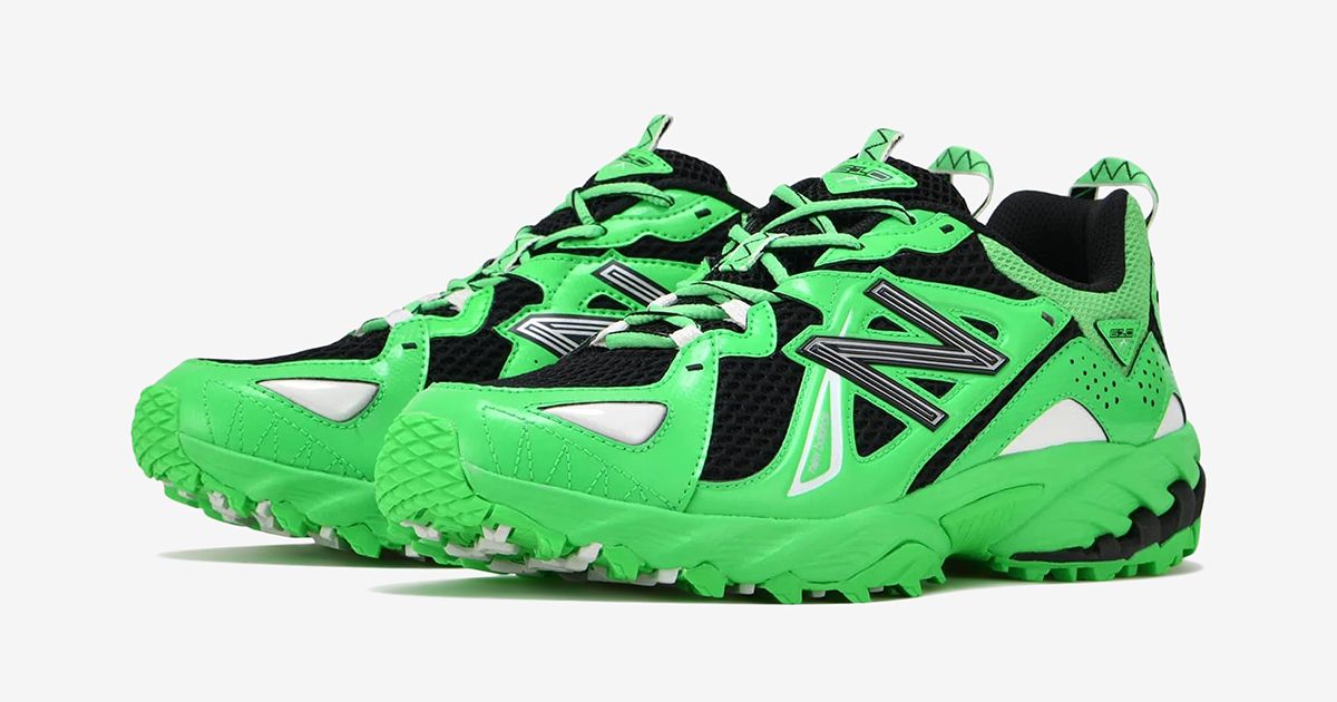 The New Balance 610 Appears in Black and Bright Green | House of Heat°