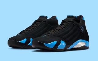 Air Jordan 14 “Black/University Blue” Returns March 21 in Full-Family Sizing