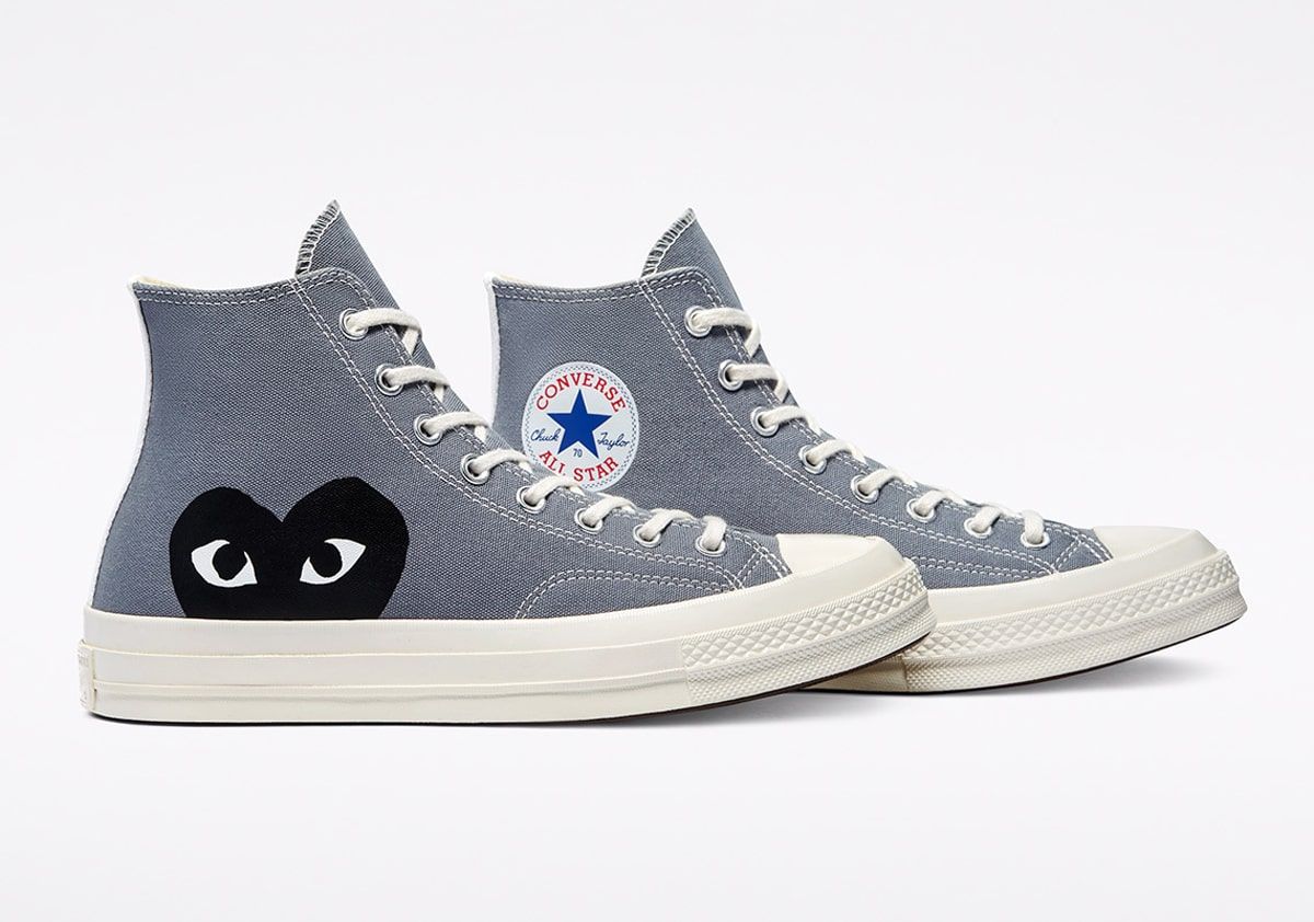 CDG x Converse Chuck 70 “Blue Quartz” and “Steel Gray” Drop in 