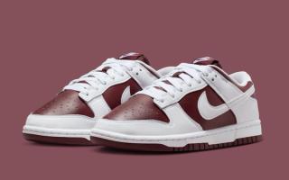 Official Images at the Nike Dunk Low "Dark Team Red/White"