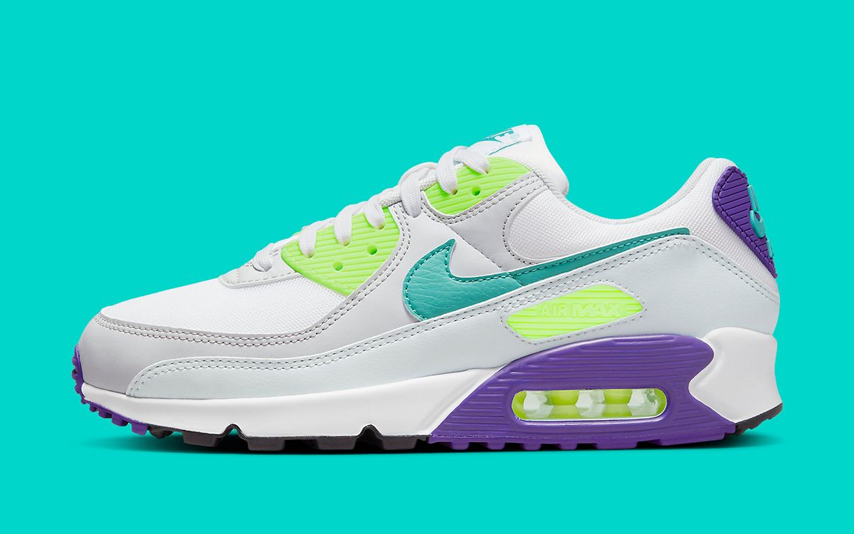 air max 90 purple and teal