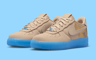 Kobe Bryant x Nike Air Force 1 Low "Linen" in Kid Sizes