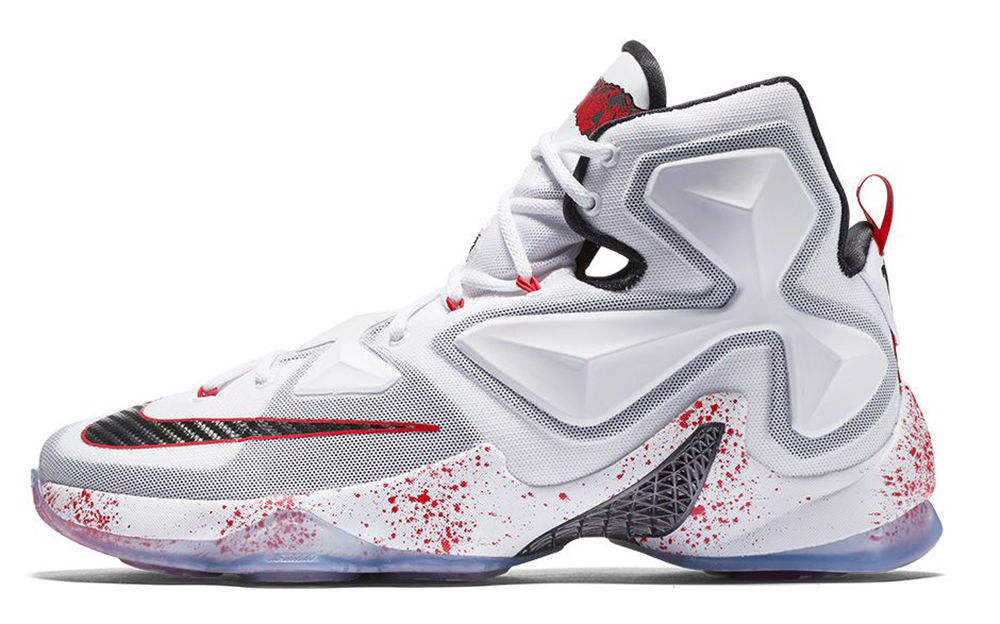 Nike-LeBron-13-Horror-Flick-Friday-the-13th; SKU: 807219-106. Photo via Nike.