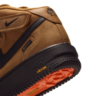 Nike Air Force 1 Mid '07 GORE-TEX Vibram "Wheat/Black" (SKU: IO1875-700).