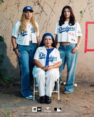KAWS x MLB Los Angeles Dodgers Collection. Photo via Complex & Fanatics.