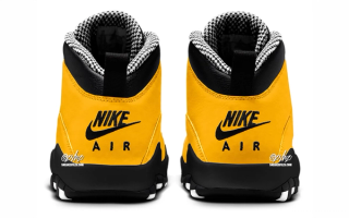 Speculative mock-up: Air Jordan 10 "Taxi" retro in a "Varsity Maize" color scheme. Image via @zSneakerHeadz, Sneaker Files.