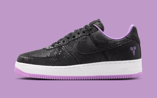 Men's Nike Kobe Air Force 1 "Black/Light Purple" Protro (SKU: IB0018-007). Photo via Nike.