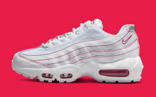 The Nike Air Max 95 Recraft Comes Covered in Contrast Red Stitching