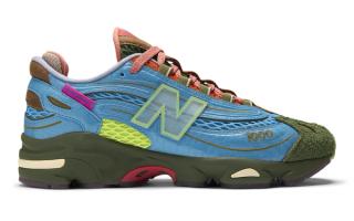 Salehe Bembury's multi-color New Balance 1000 collaboration.