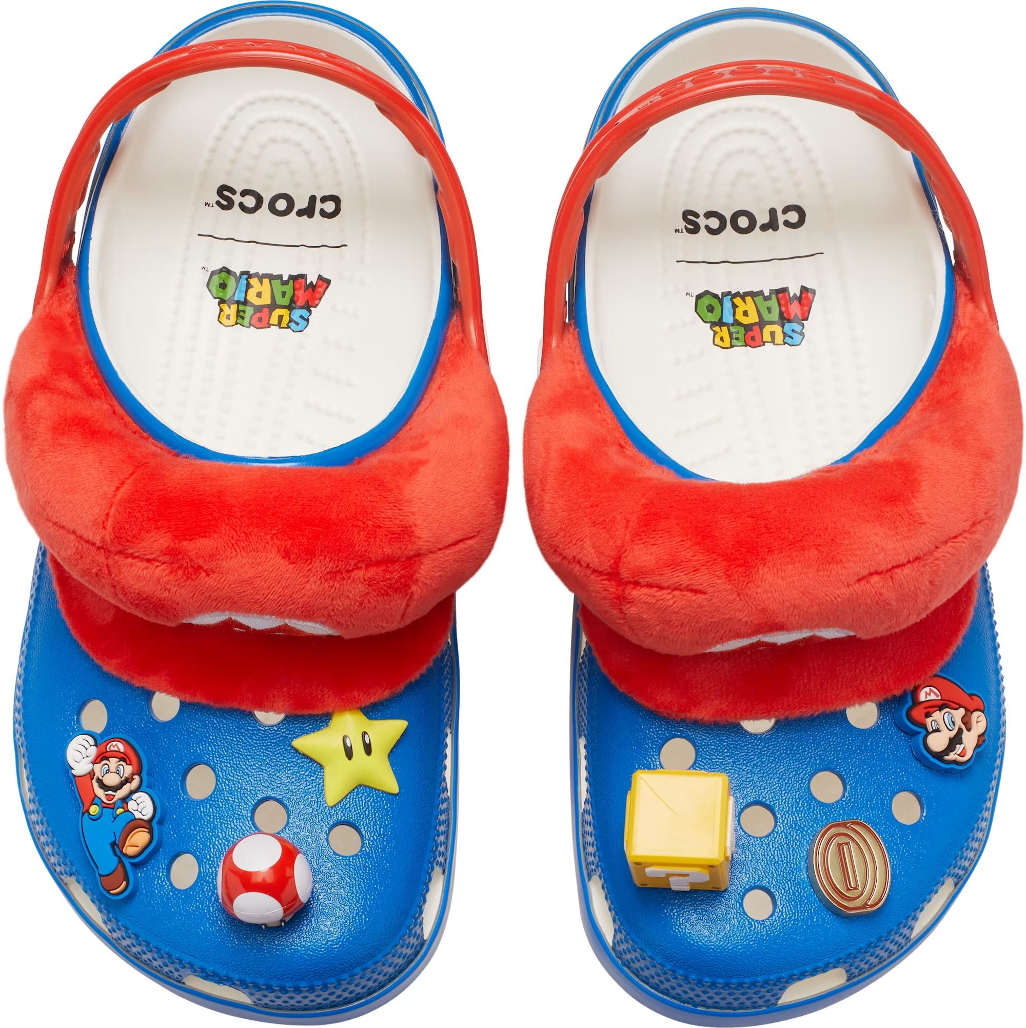Nintendo's Super Mario Crocs Classic Clog "Mario" (SKU: 212134-90H). 