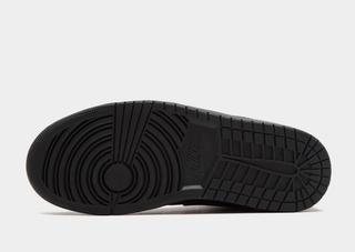 Men's Air Jordan 1 Low "Black/Silver" (SKU: N/A). Photo via JD Sports.