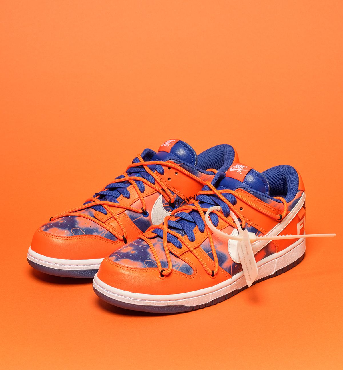 The Virgil Abloh x Futura Laboratories Nike Dunk Low Auctioned for