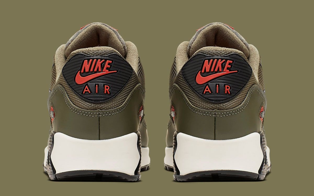 Air max 90 sales olive orange