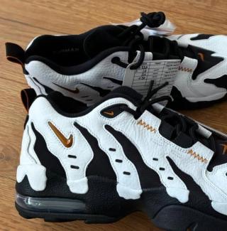 Sample of the upcoming Nike Air DT Max ’96 Low “White/Black” sneaker.