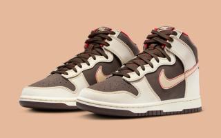 Chocolate, Sail and Cream Cover this New Nike Dunk High
